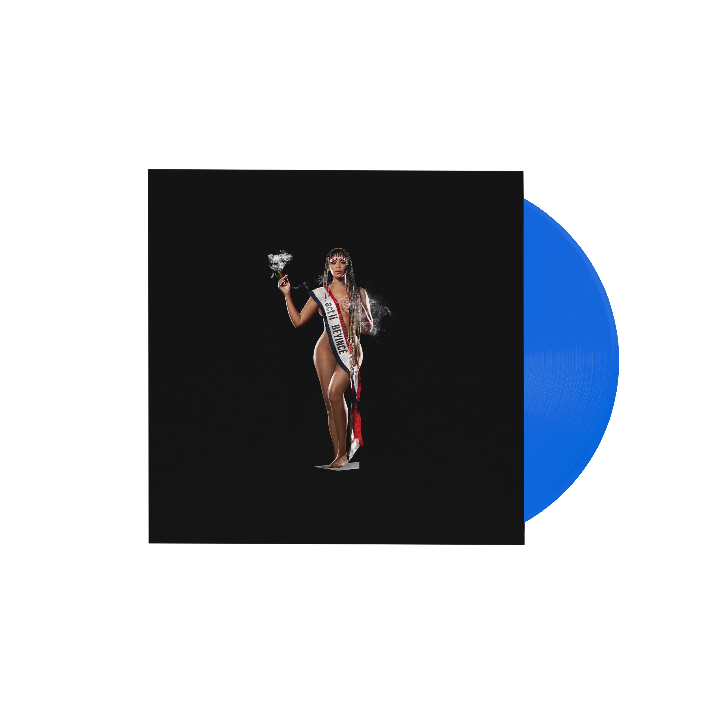 COWBOY CARTER LIMITED EDITION EXCLUSIVE COVER VINYL (BLUE)