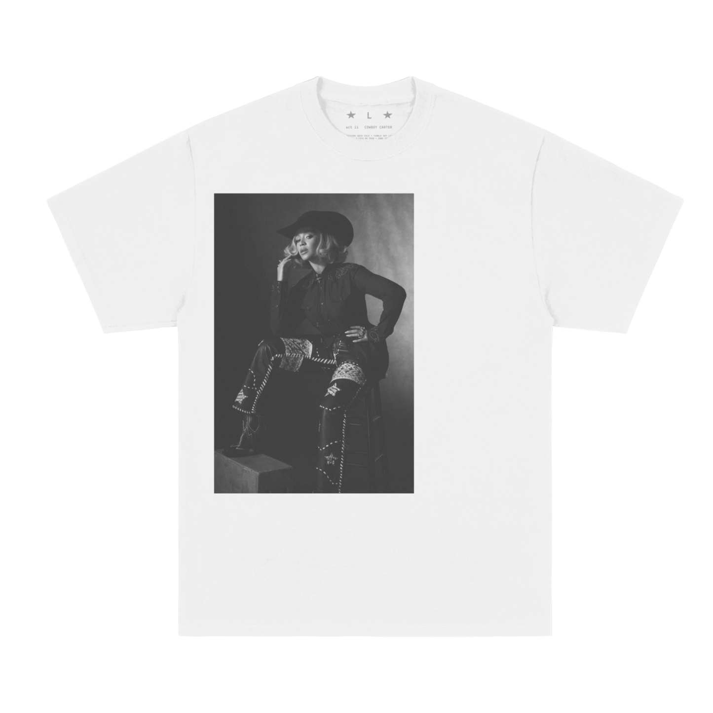 COWBOY CARTER SHORT SLEEVE TEE - WHITE