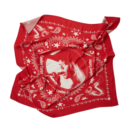 COWBOY CARTER SATIN BANDANA