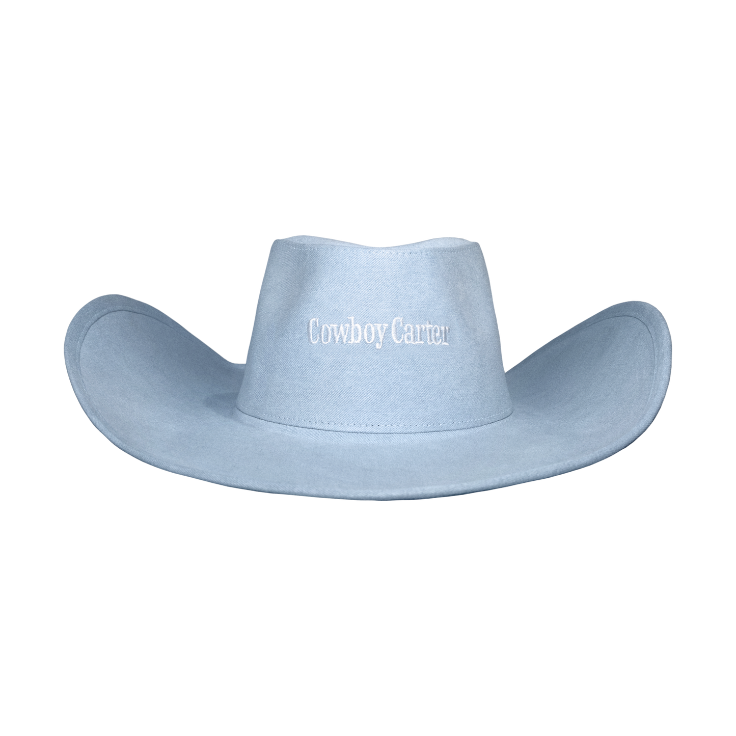 COWBOY CARTER DENIM COWBOY HAT