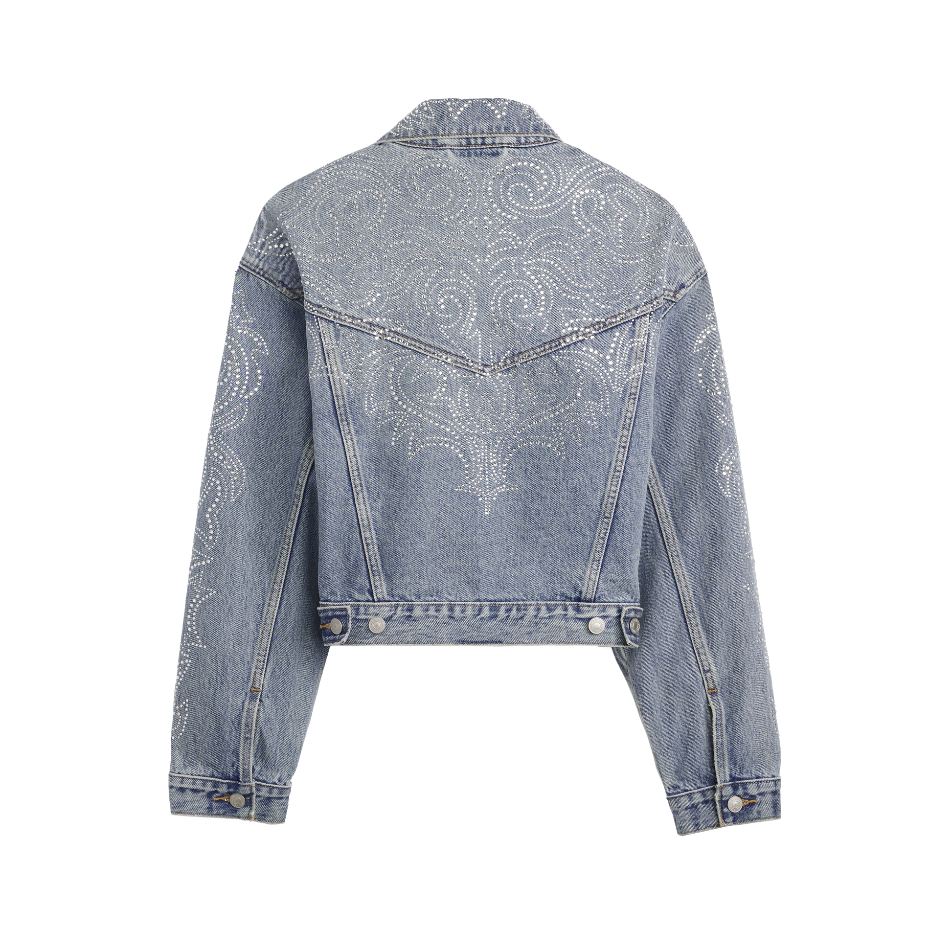 BEYONCÉ X LEVI'S® '90S SHRUNKEN TRUCKER WESTERN CRYSTAL