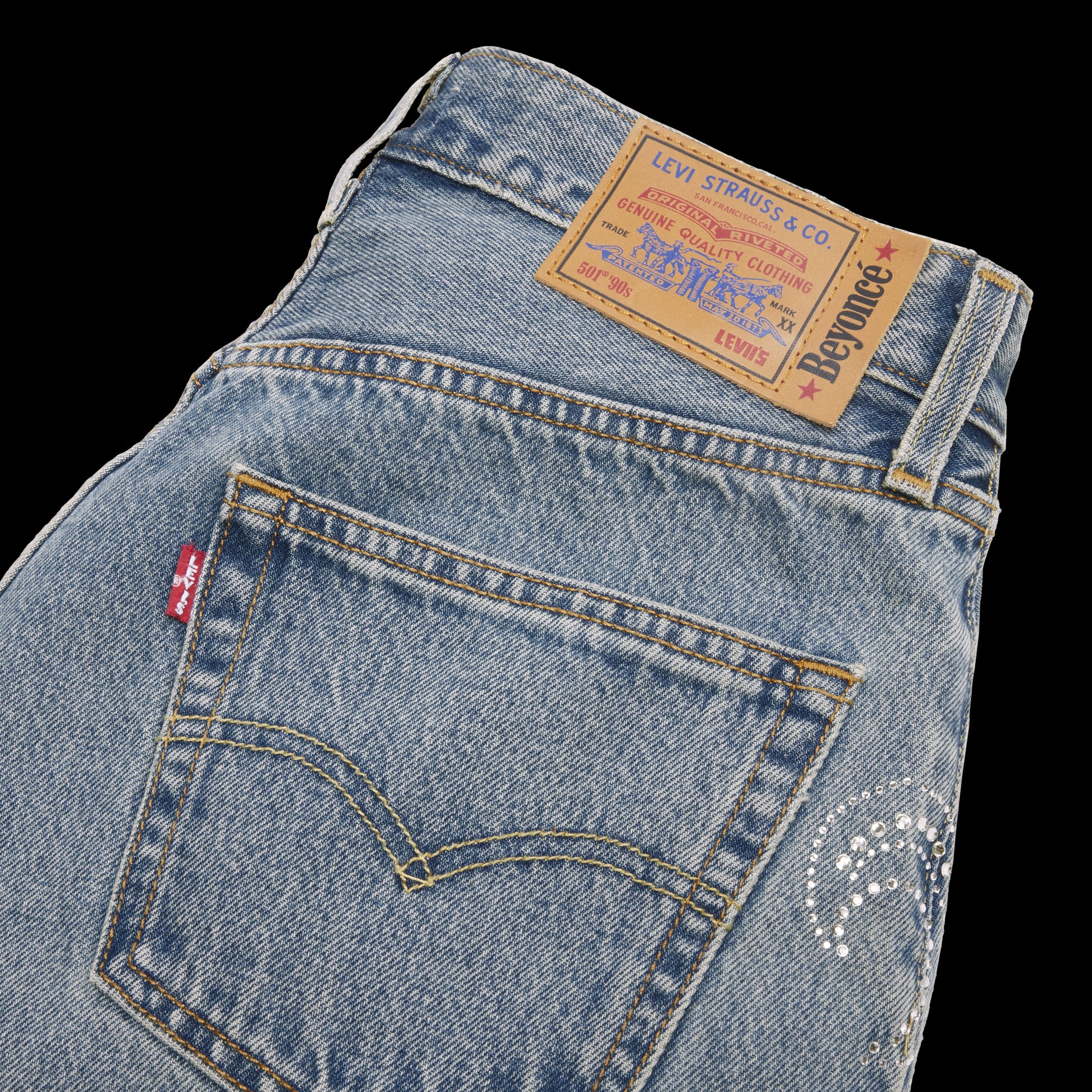 BEYONCÉ X LEVI’S® 501® CURVE WESTERN CRYSTAL