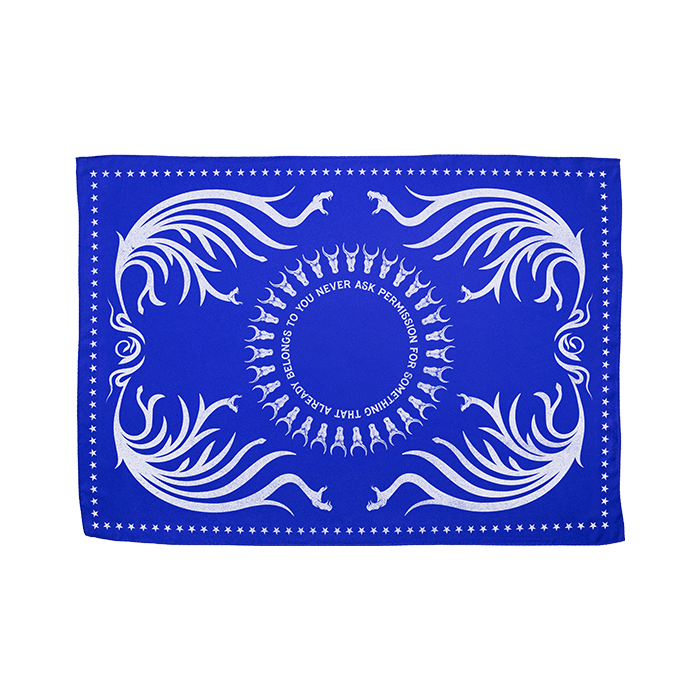 COWBOY CARTER TOUR BLUE BANDANA