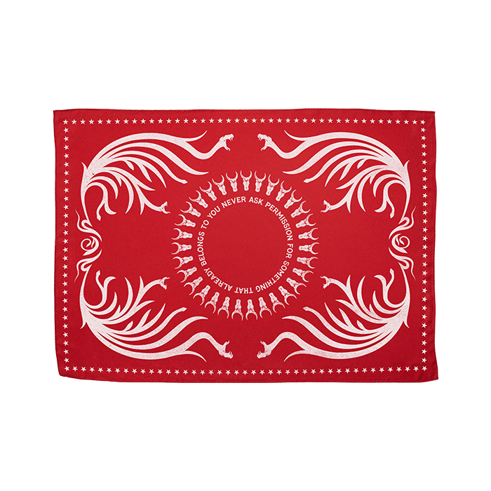 COWBOY CARTER TOUR RED BANDANA